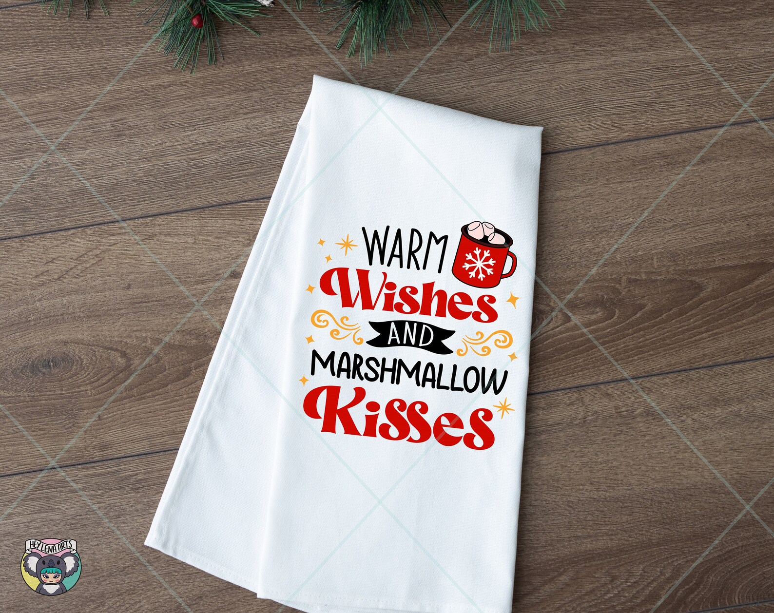 Christmas Kitchen Towels Svg Bundle Christmas Svg Bundle Etsy