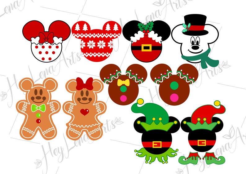 Download Christmas svg Mickey svg Minnie gingerbread svg moose svg ...