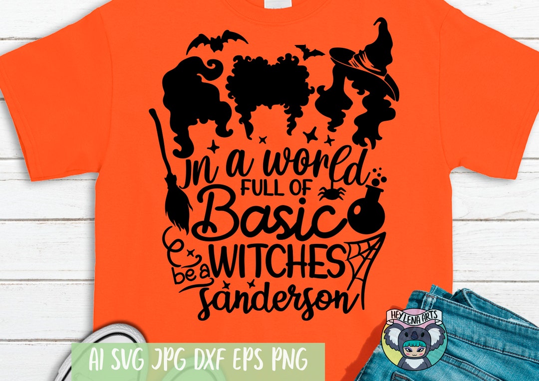 Sanderson Sisters Halloween SVG: Witch Cut File (digital Download) - Etsy