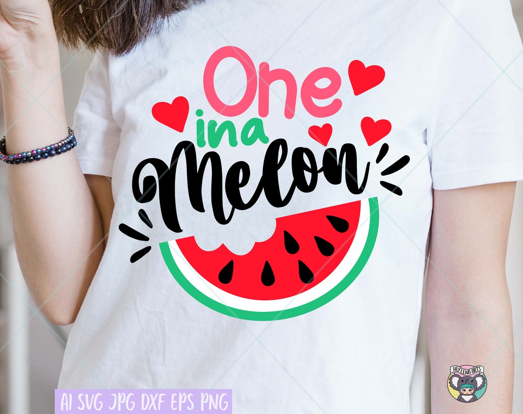 One in A Melon Svg, Watermelon Svg, Vacation Svg, Beach Svg, Summer Svg ...