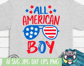 American Flag SVG: 4th of July Patriotic Cut File (Digital Download)