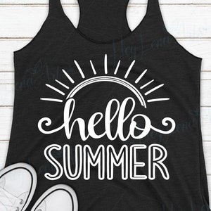 Hallo Sommer svg, Summer Vibes SVG, Urlaub svg, Strand svg, Cricut, Cut File, Sommer-Shirt svg, Vacay-Modus svg, dxf-Dateien, svg-Dateien, png
