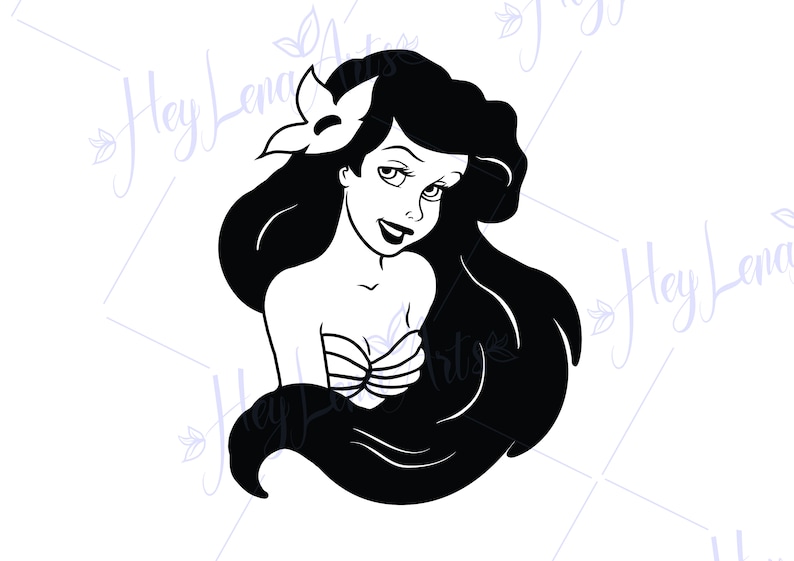 Free Free 198 The Little Mermaid Svg Free SVG PNG EPS DXF File