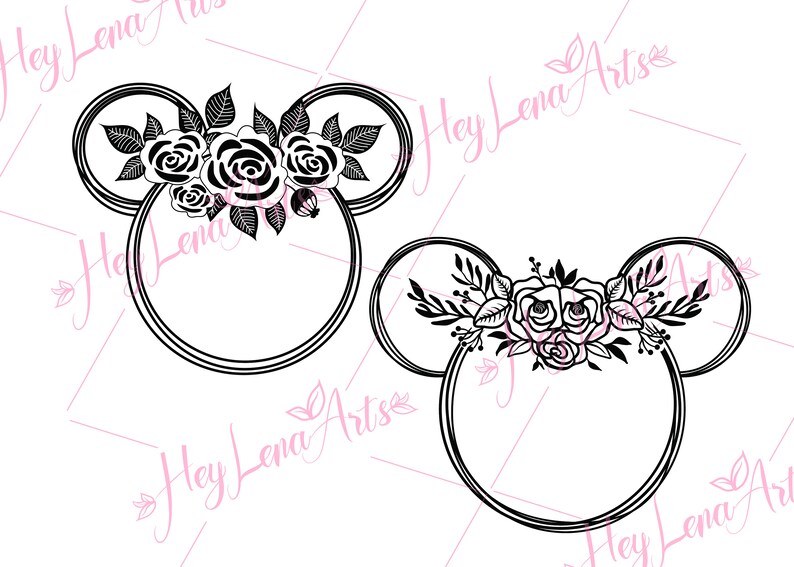 Free Free 309 Minnie Mouse Floral Svg SVG PNG EPS DXF File