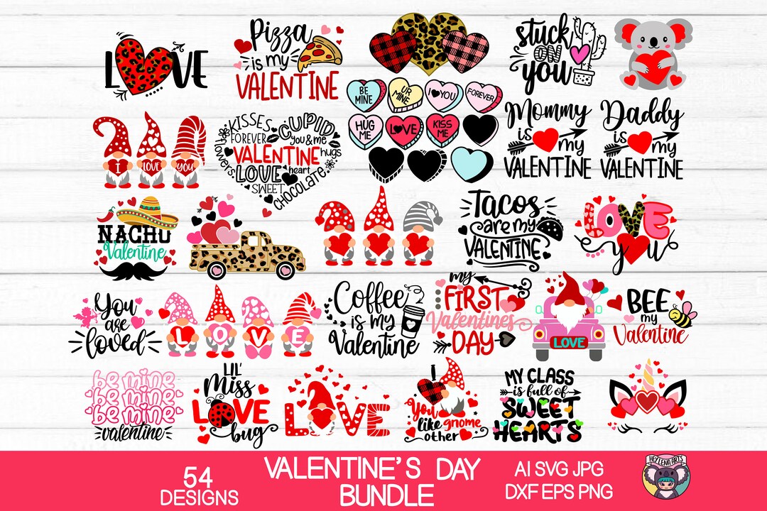 Valentines Day SVG Bundle, Valentines Day Svg, Valentine Svg, Love Svg ...