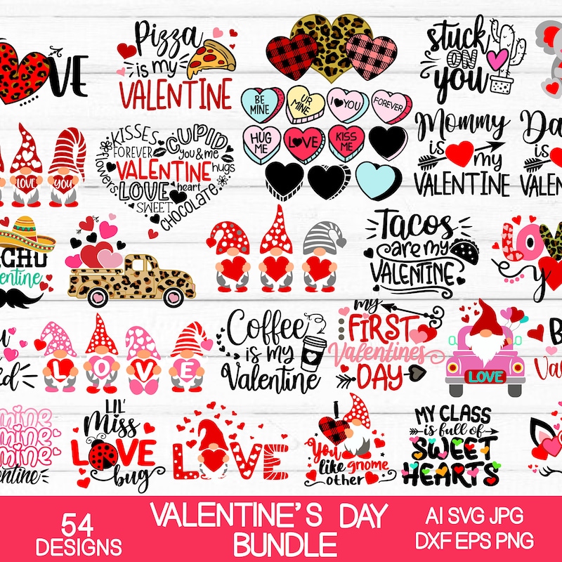 Valentines Day Svg - Etsy