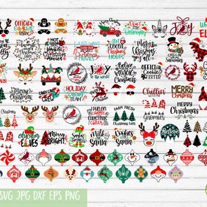 Weihnachten Bundle, Weihnachten svg, Weihnachtsbäckerei Crew svg, Schnee svg, Lebkuchen svg, Santa svg, SVG-Dateien für Cricut, cut Datei