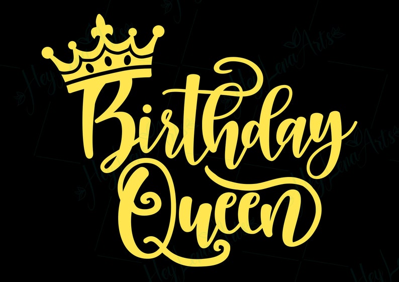 Download Birthday Queen SVG Birthday Girl svg Crown Cricut cut | Etsy
