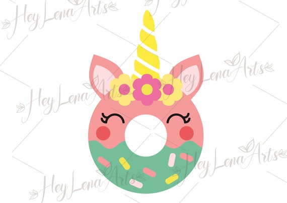 Download Unicorn Svg Unicorn Donut Svg Donut Svg Birthday Svg Etsy