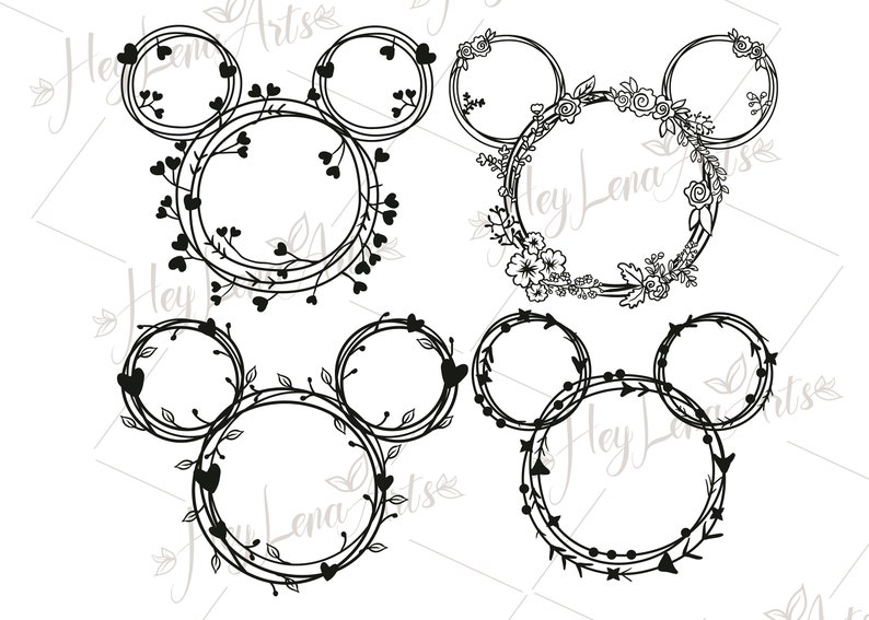Free Free 271 Minnie Mouse Floral Svg SVG PNG EPS DXF File