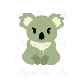 Koala svg, Cute Koala bear svg, Australia svg, Joey svg, Cricut, Cut file, Koala shirt svg, silhouette, svg files, dxf files, jpg, eps png