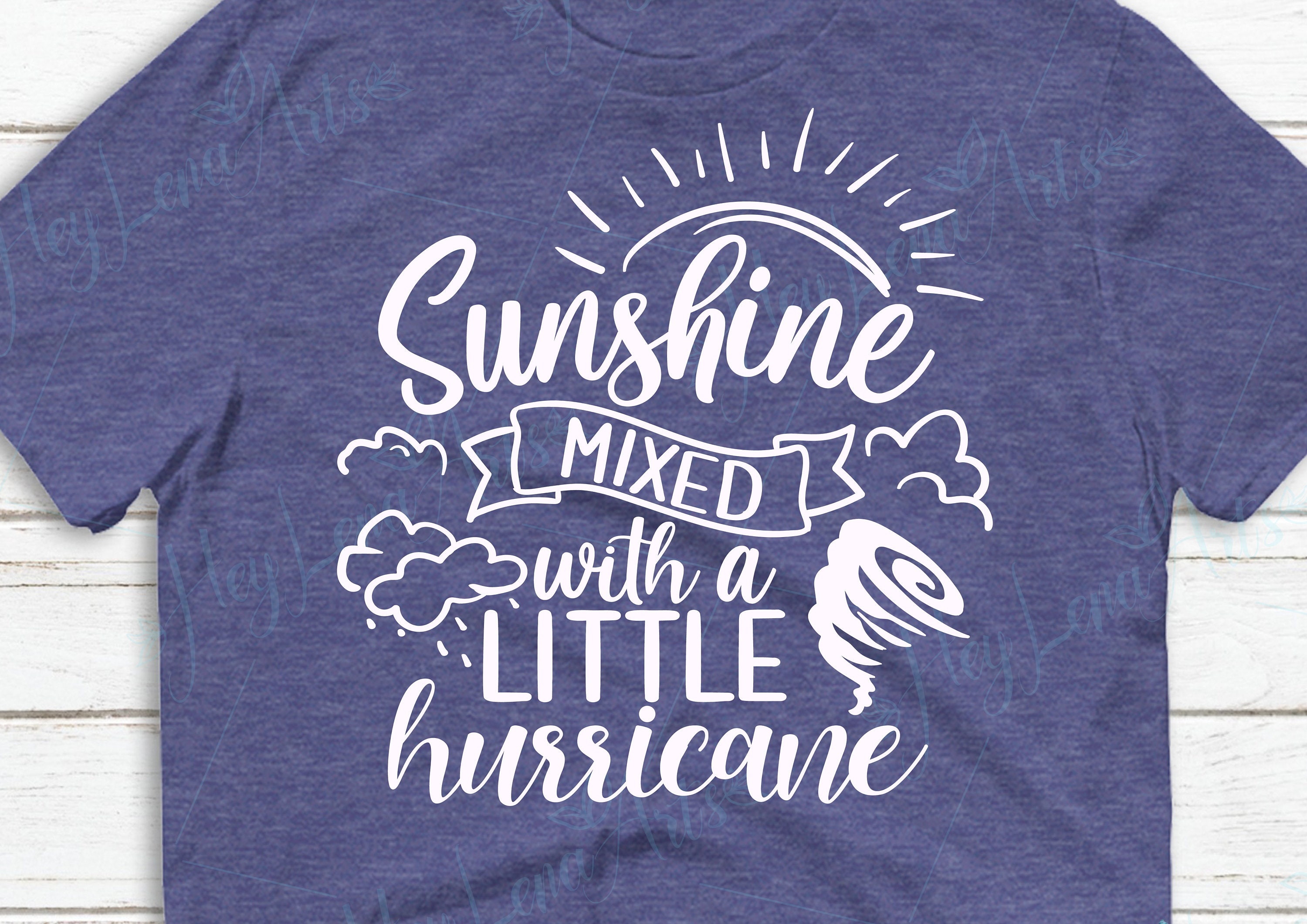 Sunshine Mixed with a Little Hurricane svg Beach svg Sassy | Etsy
