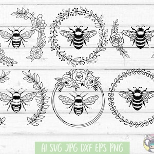 Bee Svg Flying Bee Svg Bee Route Svg Heart Honey Bee Cut File Bee