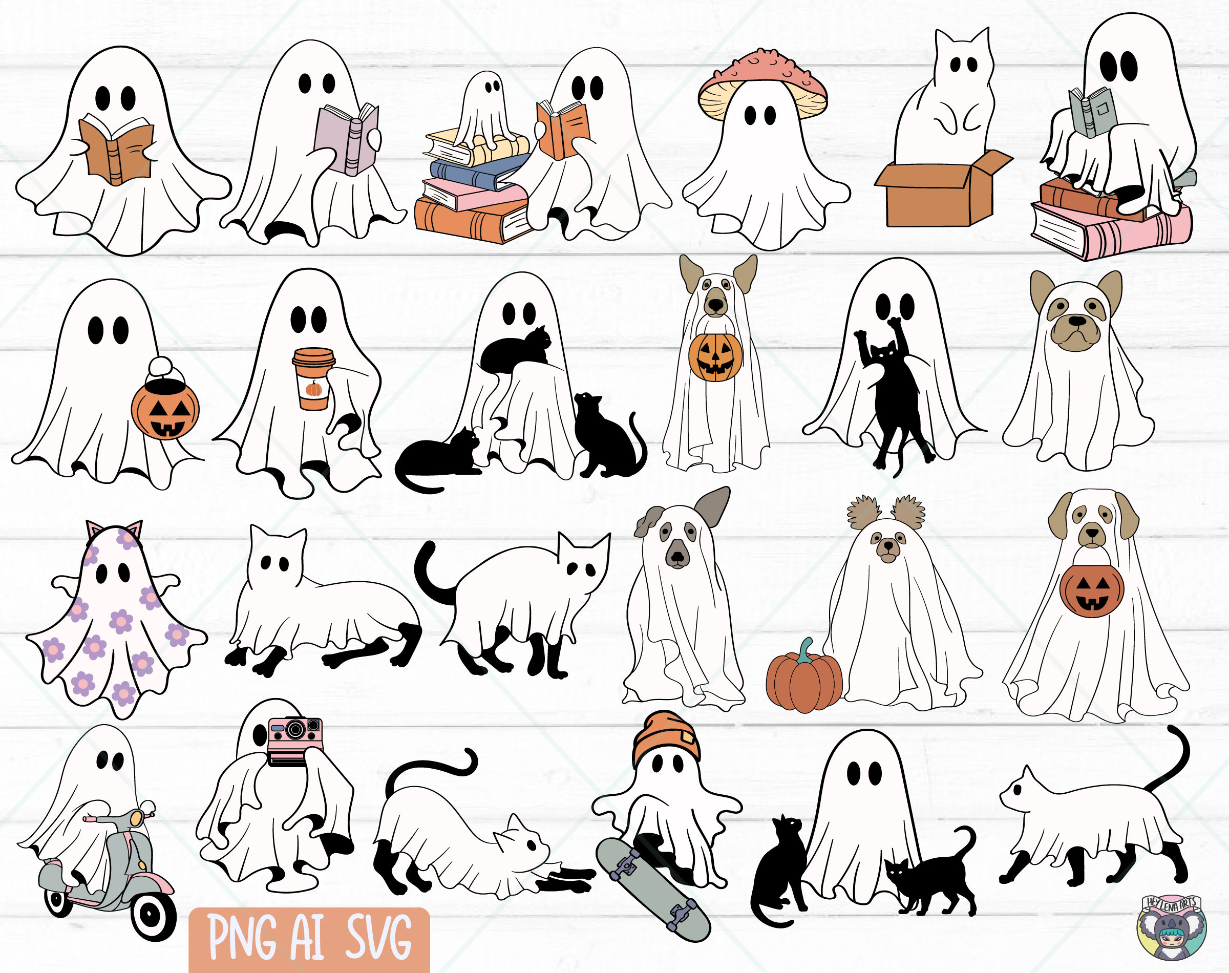 Silhouette Design Store - View Design #278093: funny ghost dog