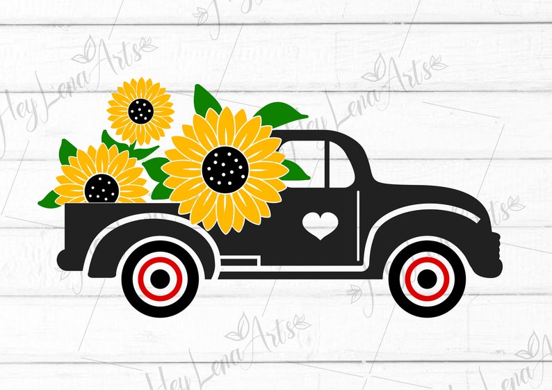 Free Free 158 Sunflower Truck Svg SVG PNG EPS DXF File