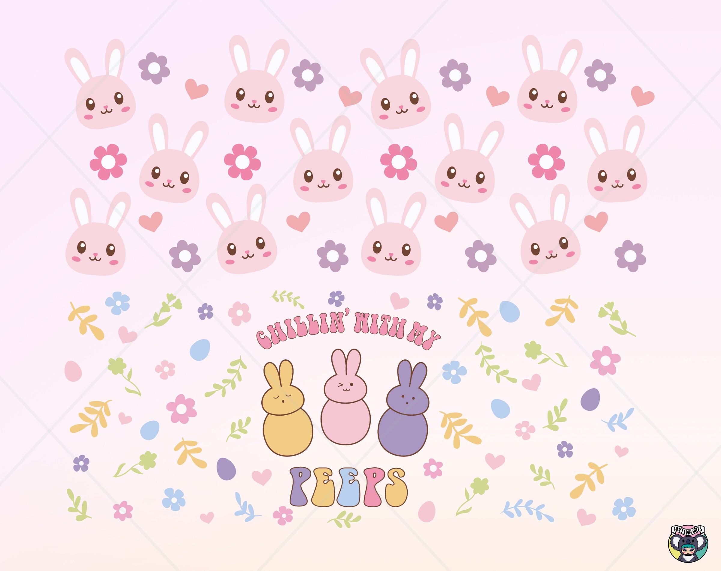 Easter Libbey Glass Can Wrap SVG Bundle (digital Download) - Etsy