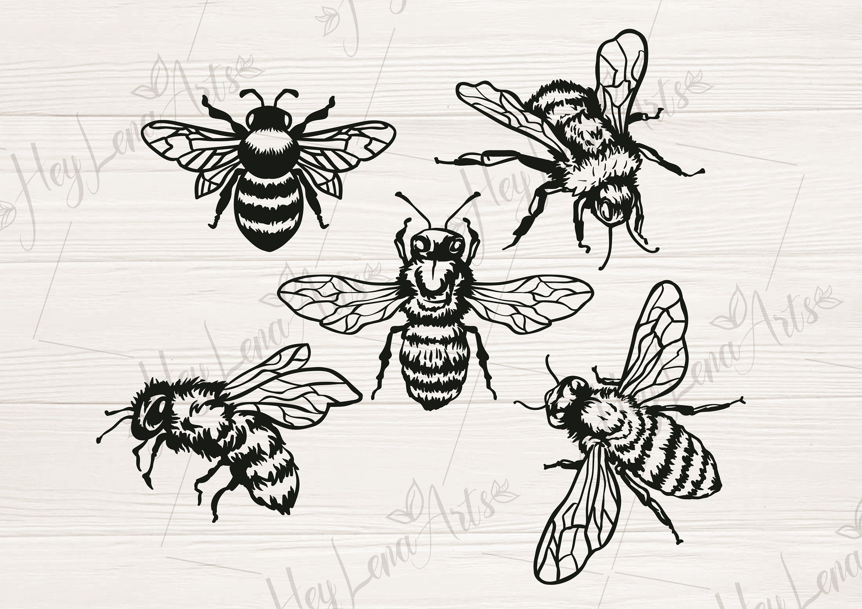 Oh Honey No Bee [SVG, DXF]  Cutting Machine & Laser Cutting