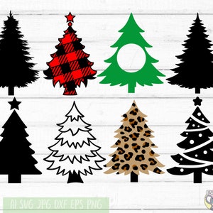Christmas SVG, Christmas Tree svg bundle, Vinyl Decal, Let It Snow svg, Santa svg, Svg files for cricut, cut file, dxf files for laser, png