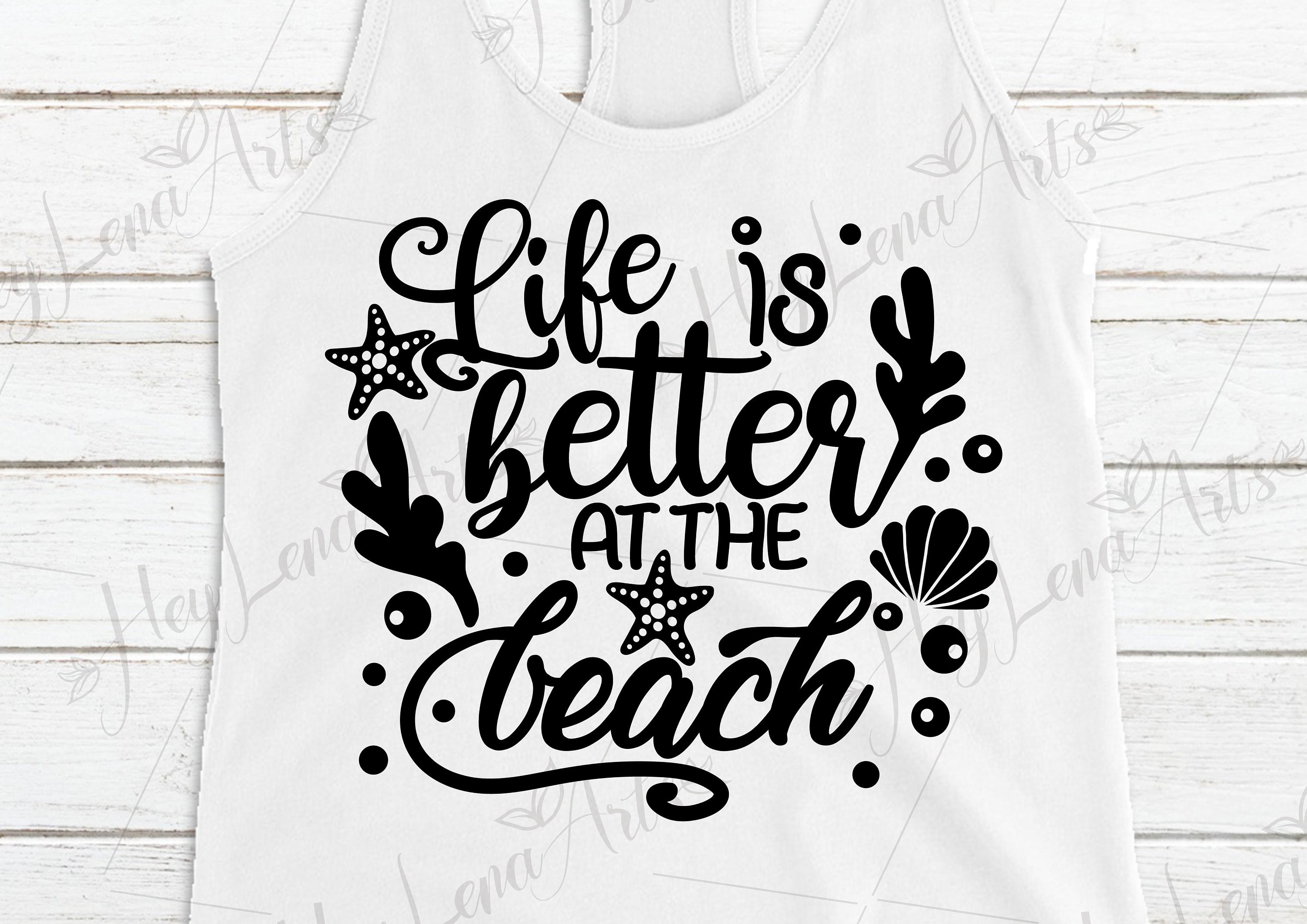 Life is Better at the Beach svg Beach svg Vacation svg | Etsy