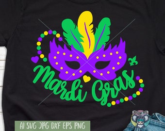 Mardi Gras SVG: Fleur De Lis, New Orleans-design (digital nedladdning)