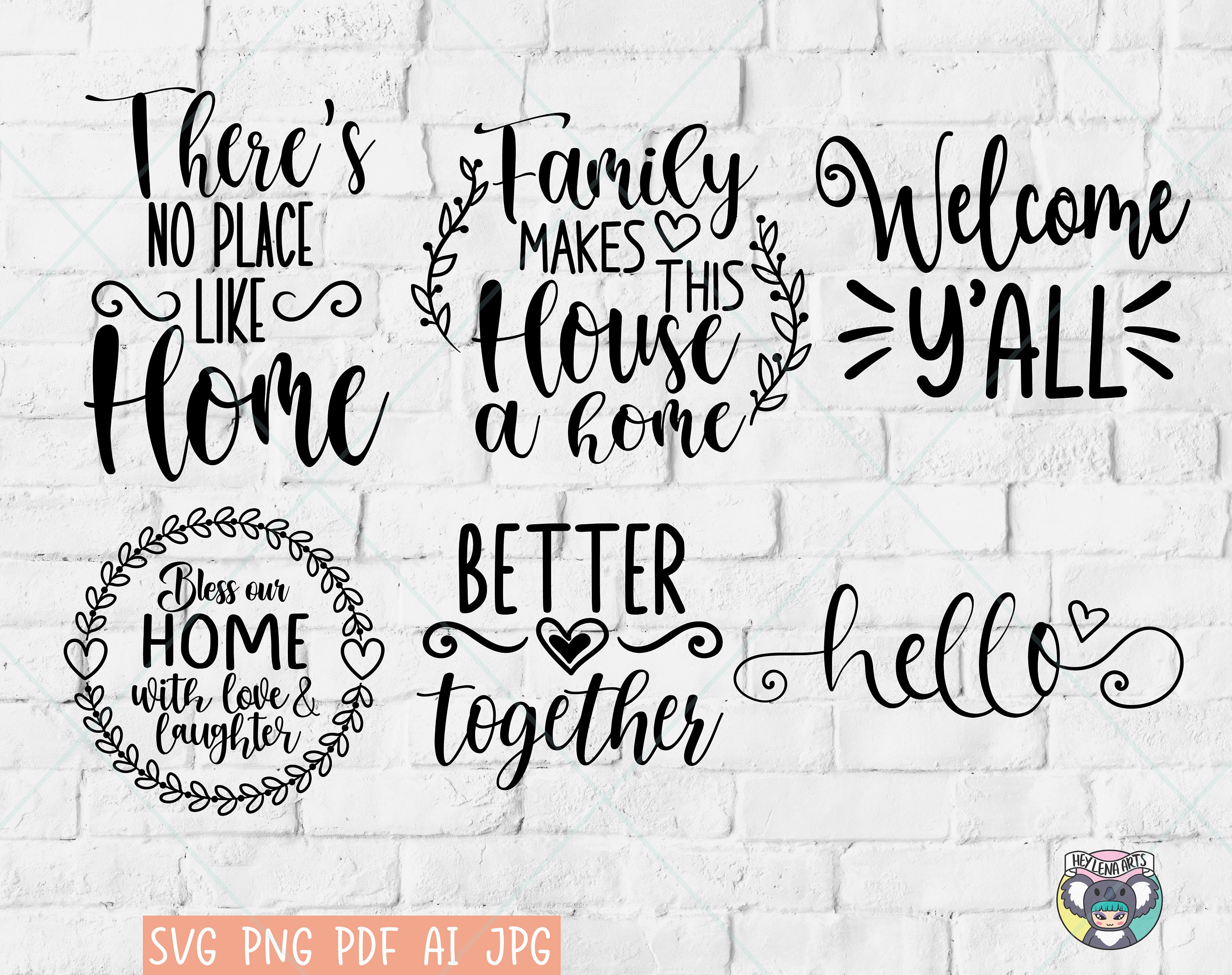 Round Welcome Sign Svg Bundle Welcome Home Svg Farmhouse - Etsy Australia