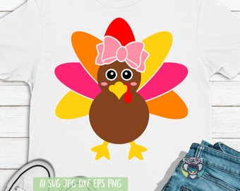 Thanksgiving Turkey SVG: Gobble Till You Wobble, Kids (Digital Download)