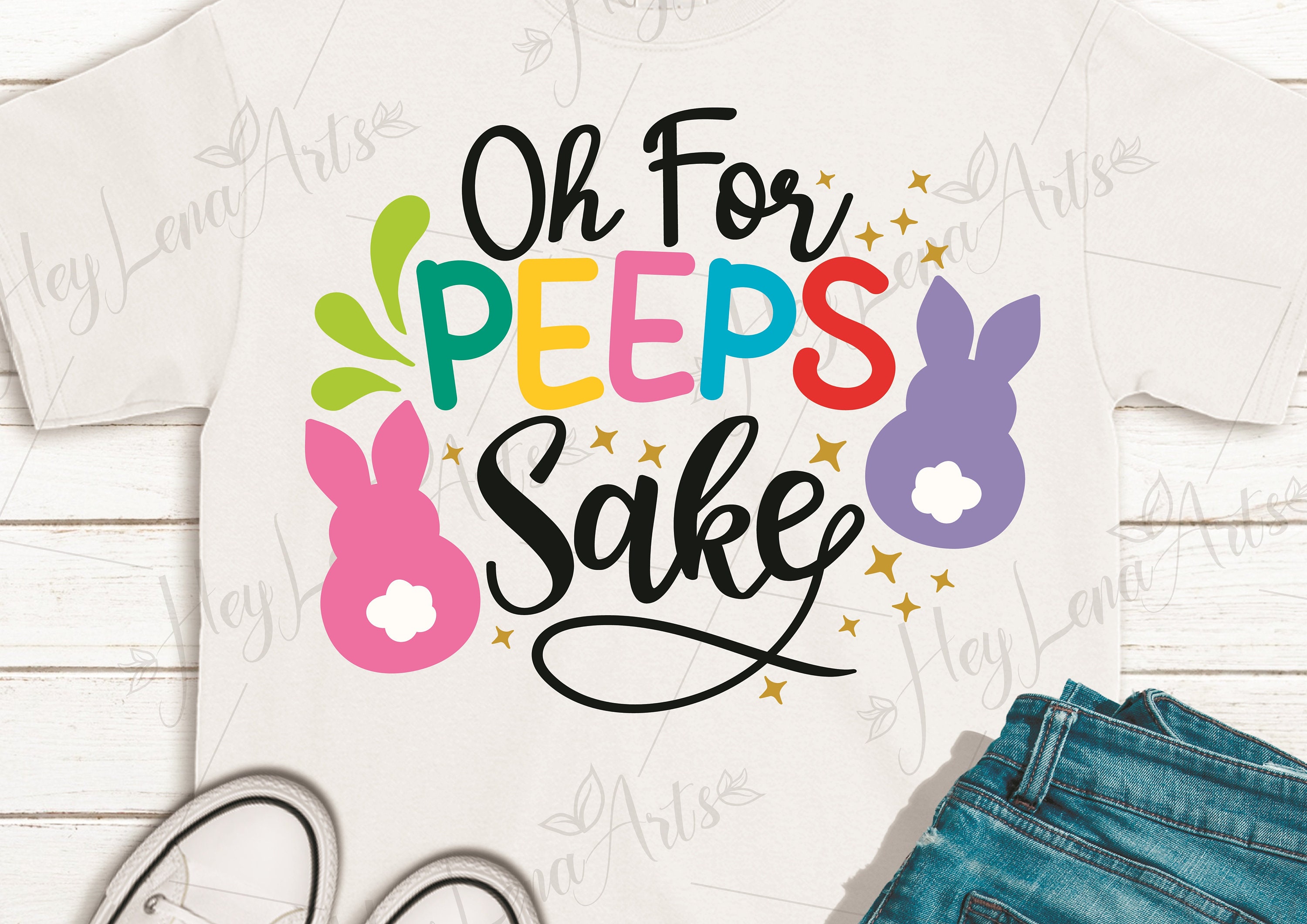 Easter Svg Oh for Peeps Sake Svg Bunny Svg Rabbit