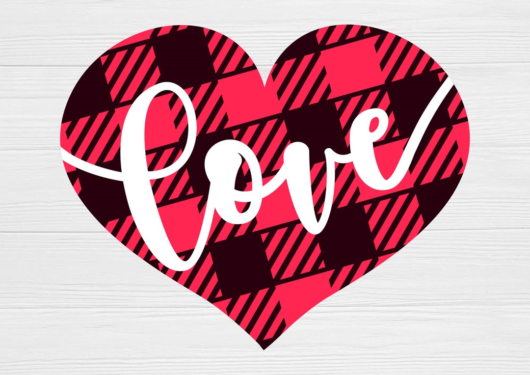 Valentine's Day Love Heart SVG Cut Files (digital Download) - Etsy