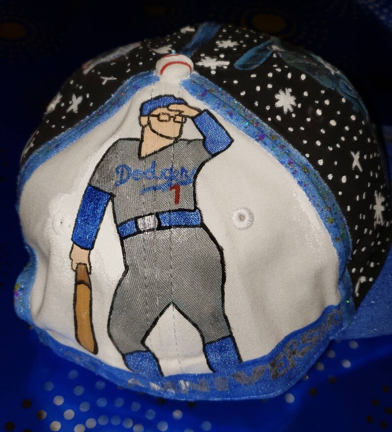 Elton John Dodgers Stadium concert 45th anniversary inspired cap.