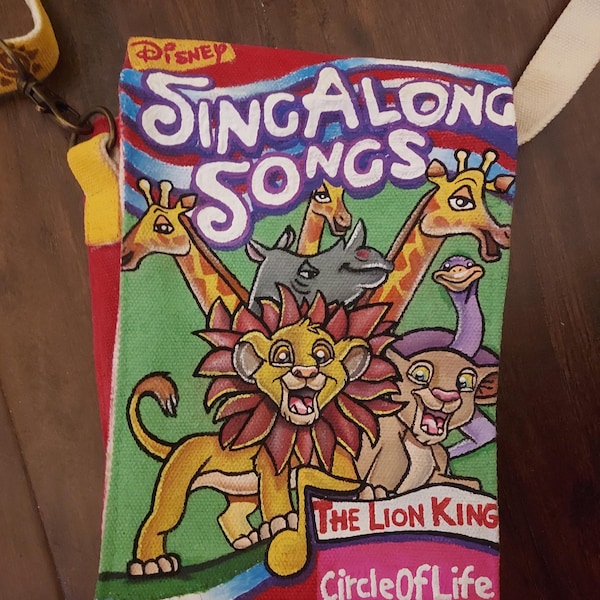 Disney Sing Along Songs Lion King inspired small shoulder purse.
