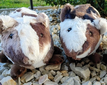 Handmade Weighted Guinea Pig Plush: Sensory Calming Stuffed Animal