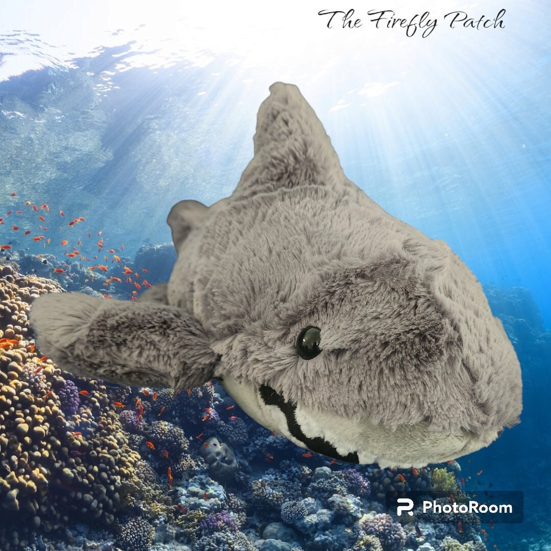 Emotional Support Great White Shark Plush Stuffed Animal Personalized Gift  Toy -  Canada