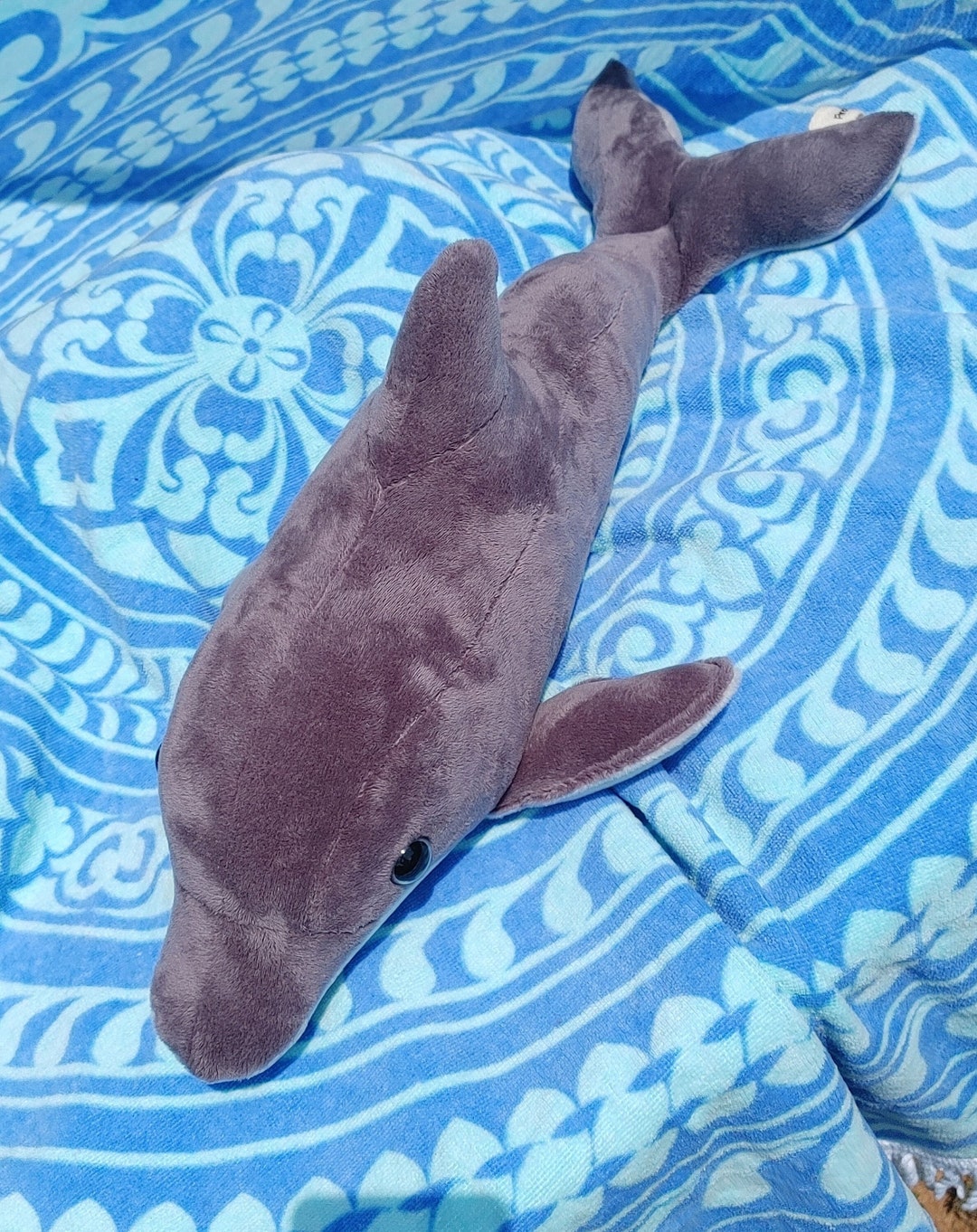 Handmade Dolphin Plush Stuffed Animal Weighted Dolphin Plush Etsy