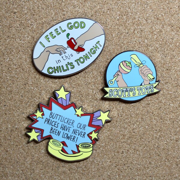 The Office Enamel Pin Etsy