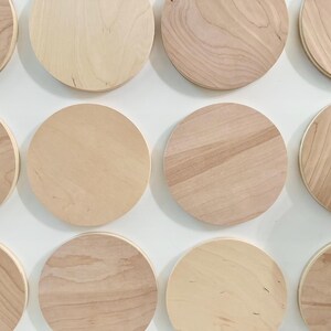 6" Birch Plywood Circle: 1/2" Thick DIY Wood Round image 5