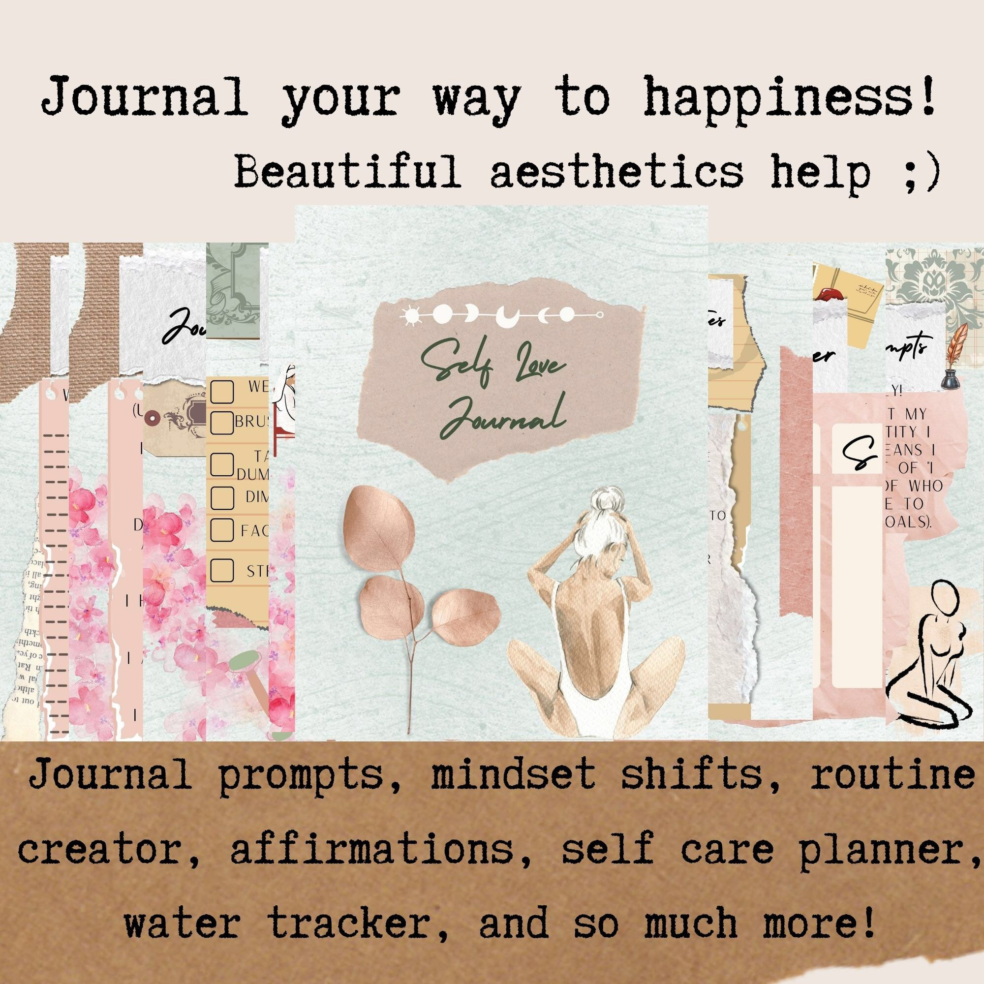 The Self Love Journal With Self-care Planner, Journal Prompts ...