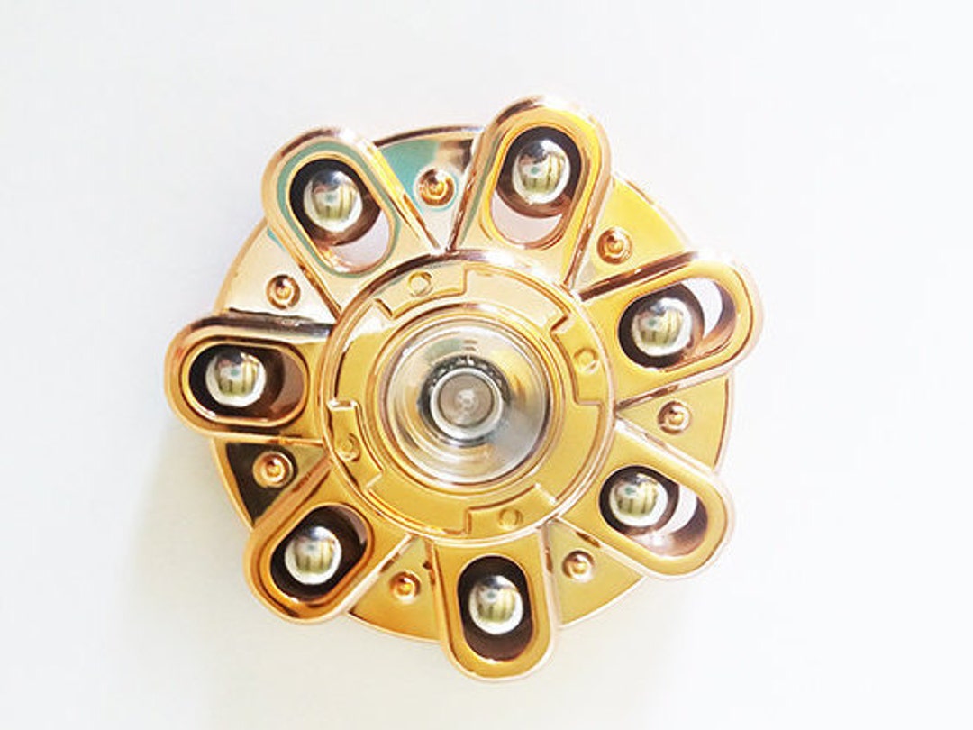 Gold PVC Blade Fidget Spinner Personalized Gold Plastic Etsy