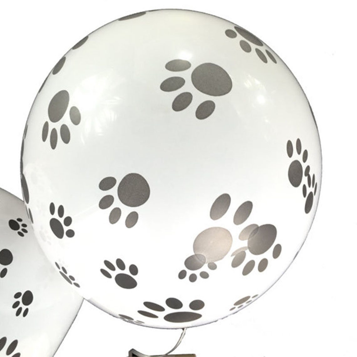 1 Dog Paws Print Latex Balloon Pet Print Latex Balloons Etsy