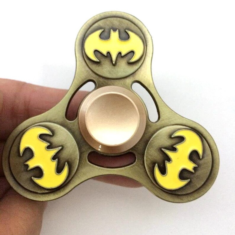 Batman Metal Fidget Spinner Personalized Batman Custom | Etsy