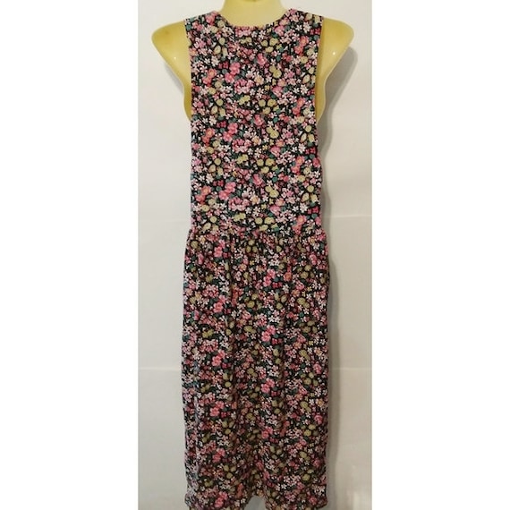 70s Fritzi California boho floral pinafore style … - image 6