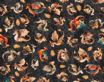 Dragon Dreams Fabric - by QT Fabric