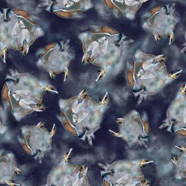 Wolf Song Fabric - by QT Fabric