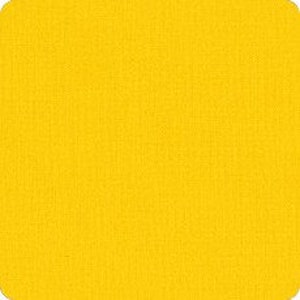 May include: Solid yellow fabric swatch. The fabric has a subtle texture.