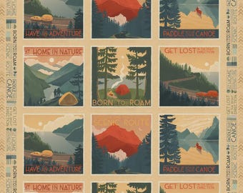 Paddle and Pine Panel by Lumin