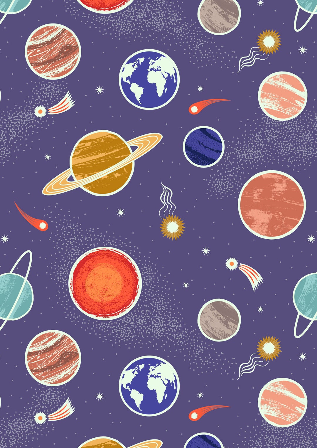 Glow in the Dark Space Glow by Lewis and Irene - Etsy