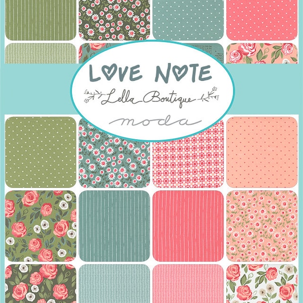 Love Notes Fabric from Moda