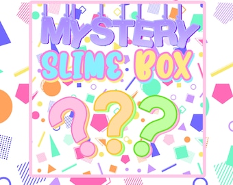 Mystery Slime Box! - Slime Mystery Box fun gift present toy slime