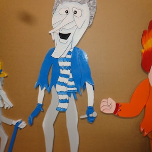 Snow Miser from The Year Without a Santa Claus Christmas lawn yard art decor.