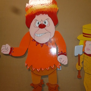 Heat miser from The Year Without a Santa Claus Christmas lawn yard art decor.