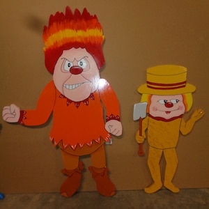 Heat miser from The Year Without a Santa Claus Christmas lawn yard art decor.